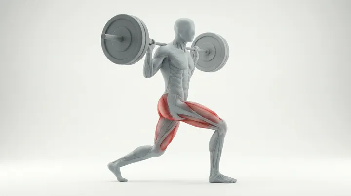 Etukyykky jaetulla seisoma-asennolla (Barbell Split Squat)