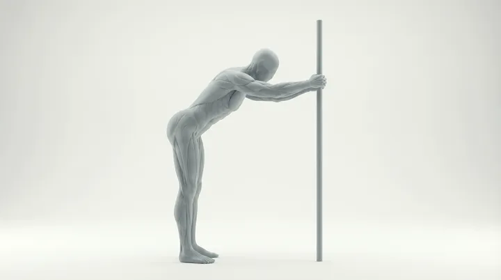 Kehonpainolla tehty eteentaivutettu pohjekohotus (Donkey Calf Raise)