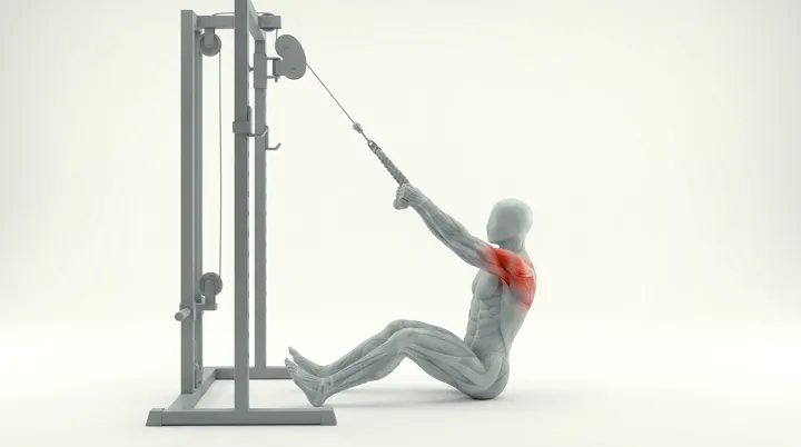 Cable Seated Rope Face Pull (istuen tehtävä köysivetokoneen kasvovetokoneella)