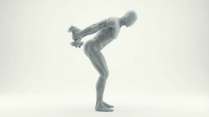 Hantelin ojennus kyynärpäätä ojentamalla (Tricep Kickback)